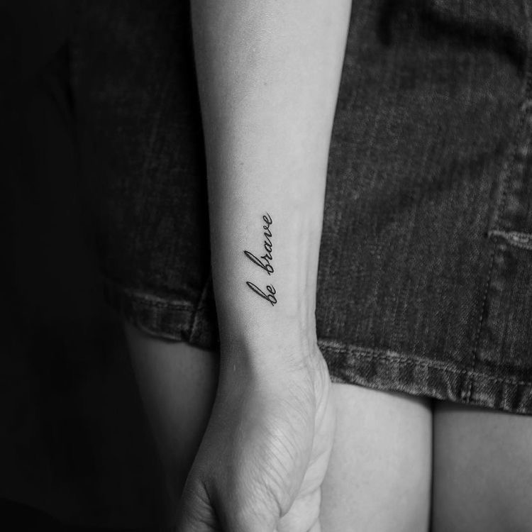 be brave significado en espanol - be brave tatuaje - brave significado tatuaje
